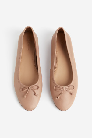 Leather Ballet Flats