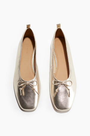 Leather Ballet Flats